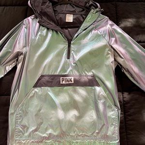 Vs PINK half zip pullover windbreaker.